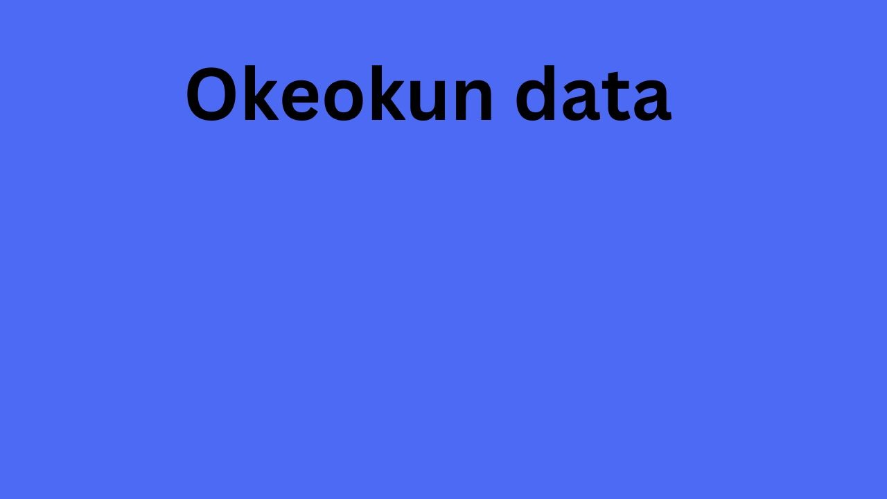 Okeokun data