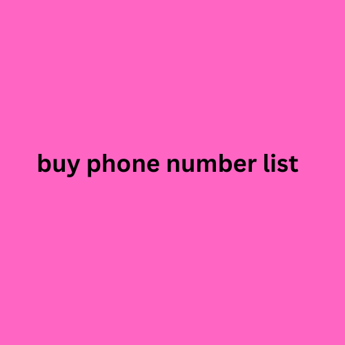 buy phone number list