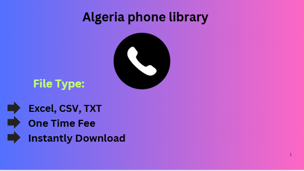 Algeria phone library