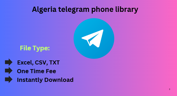 Algeria telegram phone library