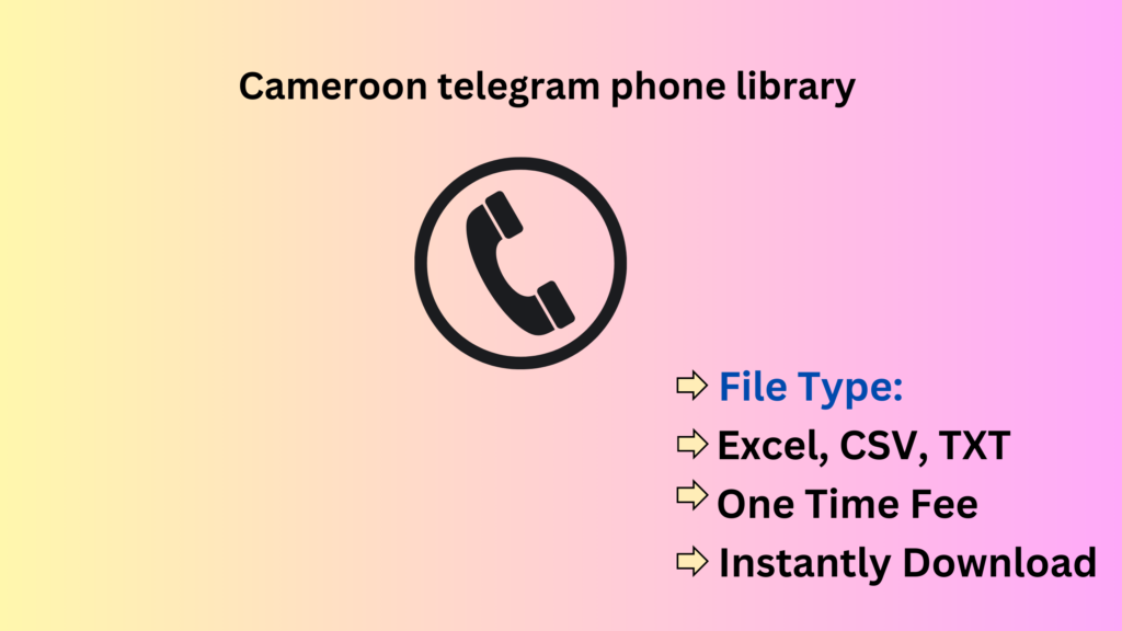 Cameroon telegram phone library