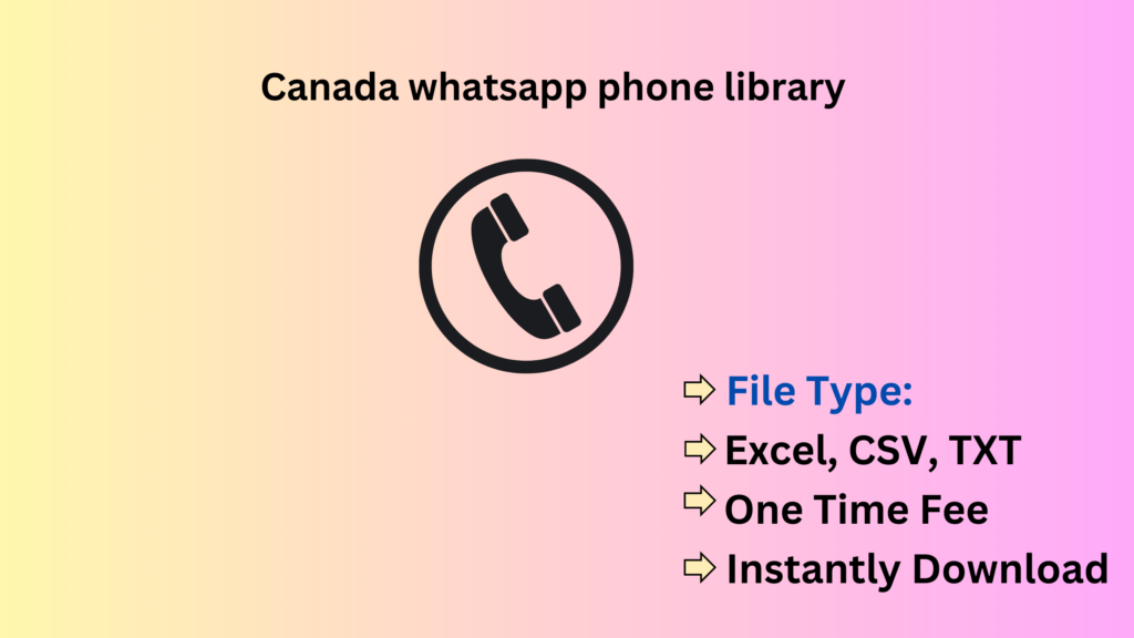 Canada whatsapp phone library