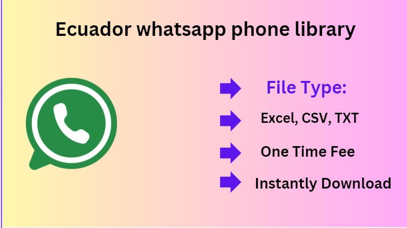 Ecuador whatsapp phone library