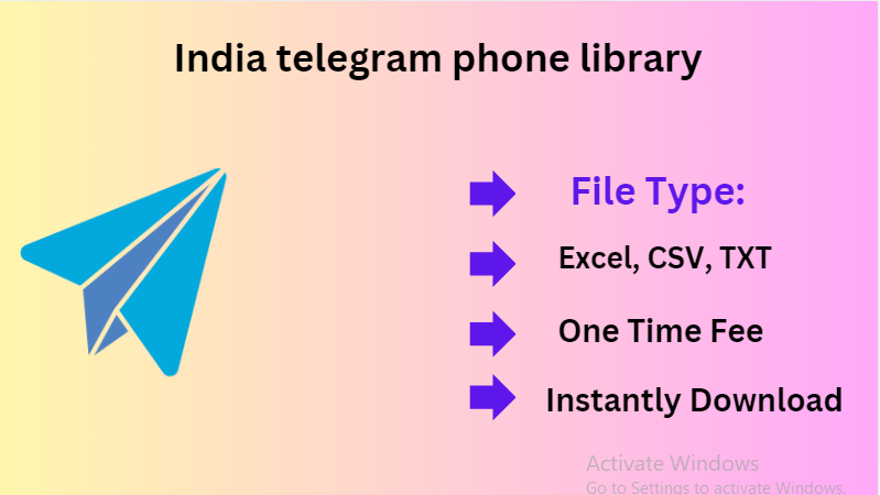 India telegram phone library