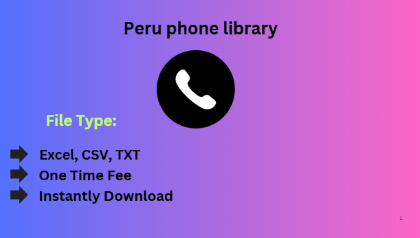 Peru phone library