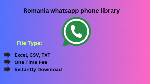 Romania whatsapp phone library