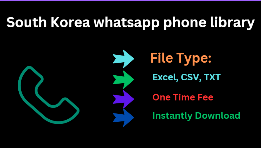 South Korea whatsapp phone library