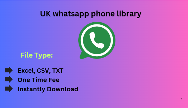 UK whatsapp phone library