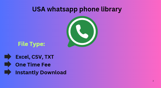 USA whatsapp phone library